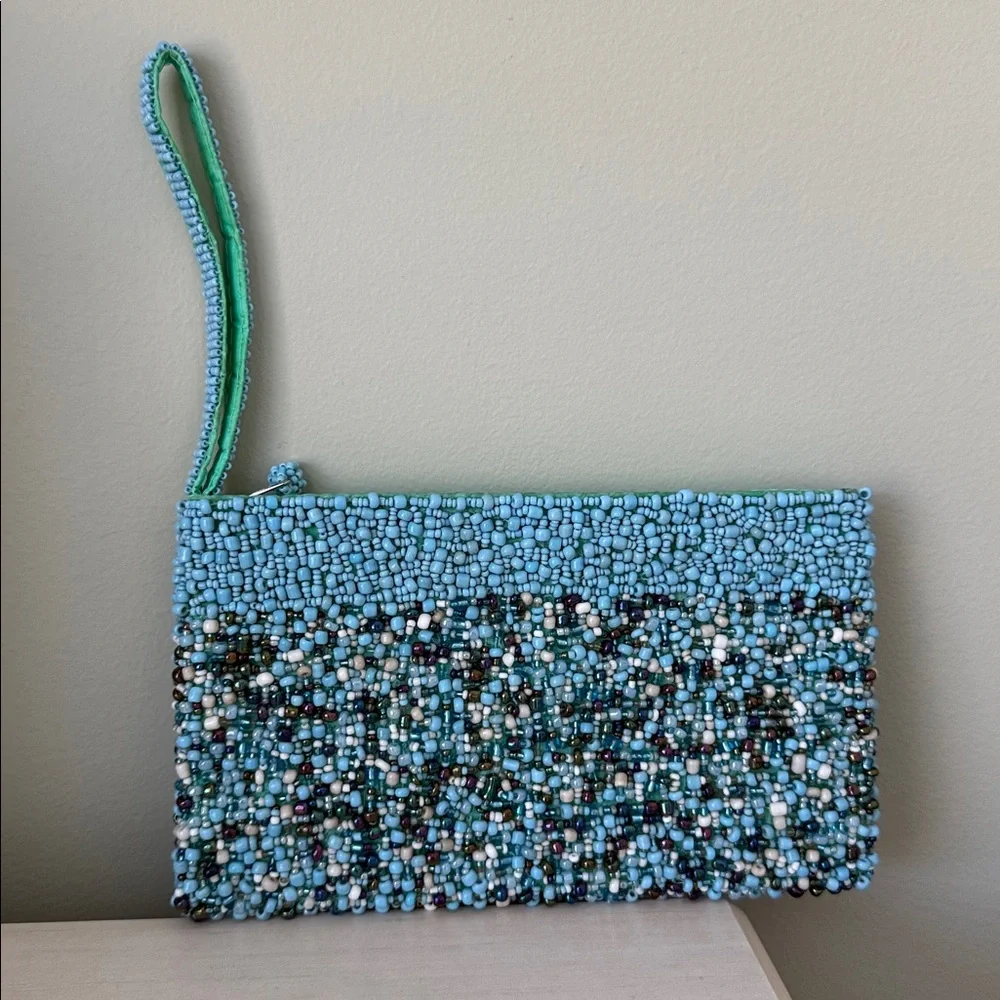 Bali Hai Beaded Clutch Wristlet - Picture 2 of 6